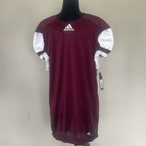 Adidas Press Coverage Football Jersey Burgundy size L